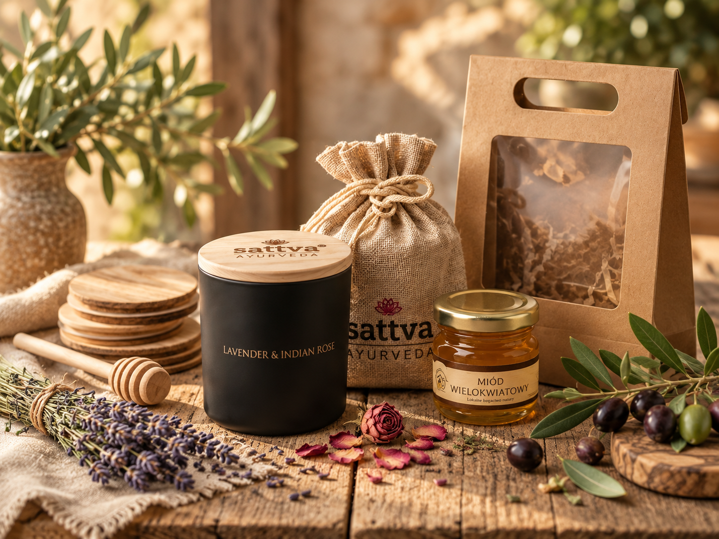 Naturalne dodatki i produkty EKO – drewno, len, kraft, miód